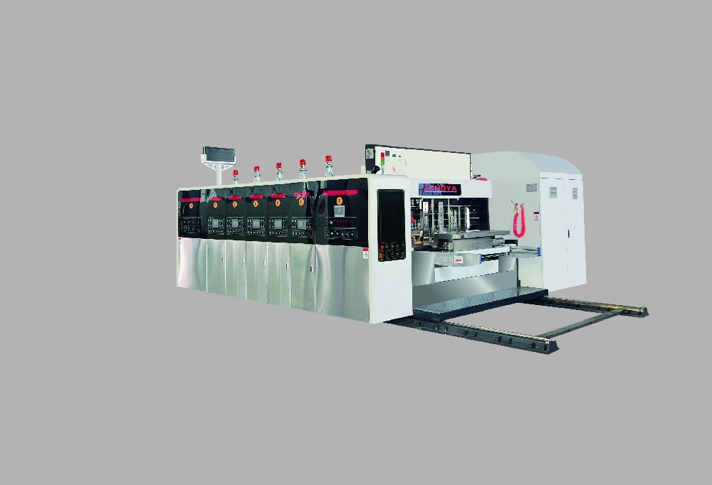 卓亚全程真空吸附高清印刷开槽模切机